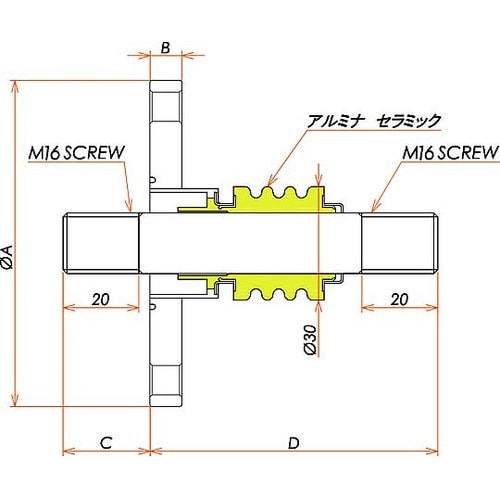 中電流 ステンレス 電極 5kV−73A