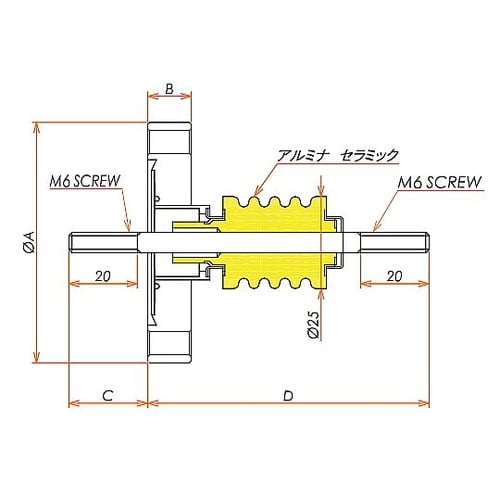 中電流 SUS 電極 10kV−22A