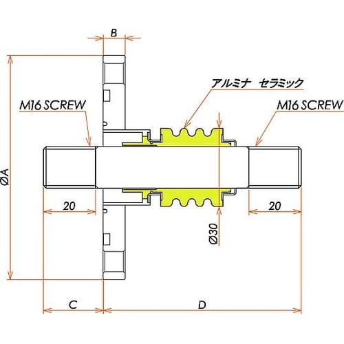 高電流 無酸素銅 電極 5kV−476A