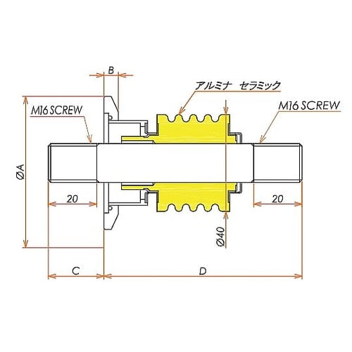高電流 無酸素銅 電極 10kV−476