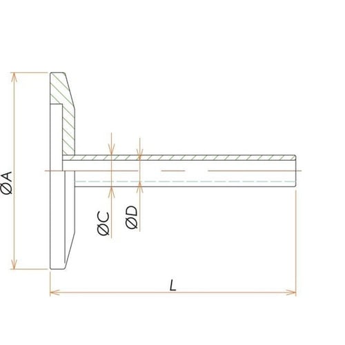 NW50+18mm チューブアダプタ N