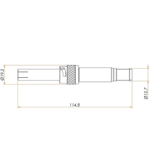 接続部品 大気側 SHV−20kVプラグ