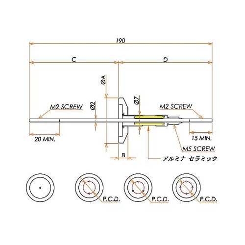 中電流 3kV−35A Niめっき 1個