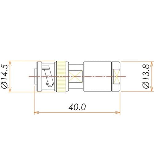 接続部品 大気側プラグ BNC−5kV用
