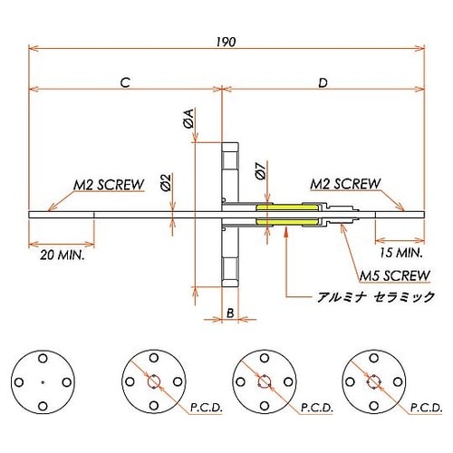 中電流 3kV−35A 1個付き VF4
