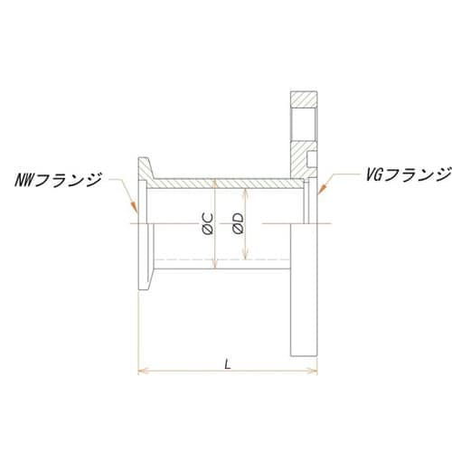 NW16/VG65 変換ニップル NW1