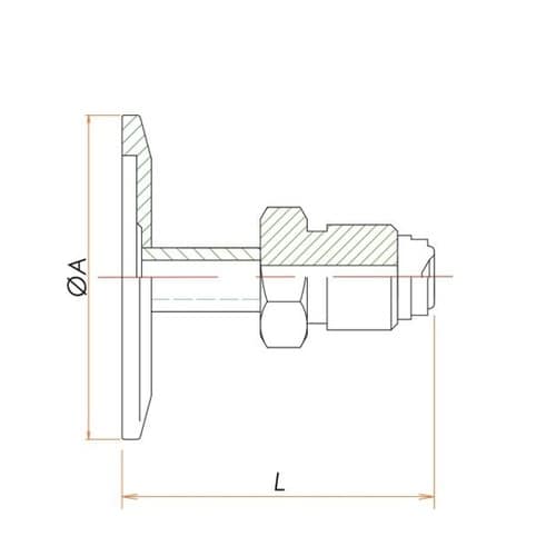 NW50+1/8インチ おすVCRアダプ