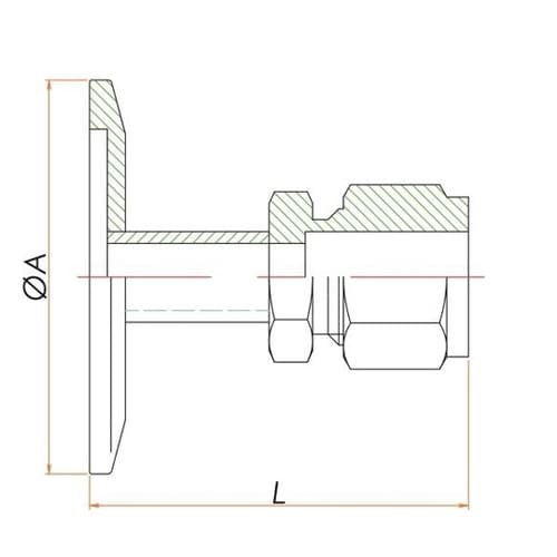 NW50+6ミリ Swagelokアダプ