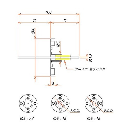 中電流 無酸素銅 コンパクトタイプ 5k