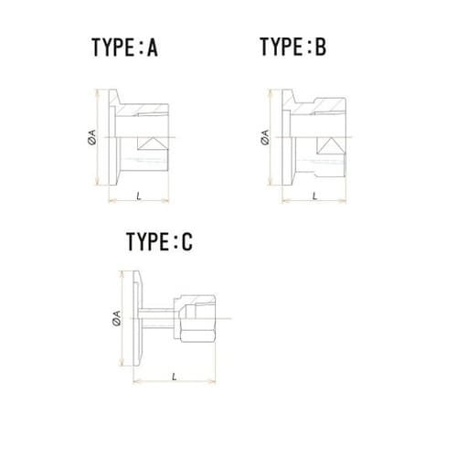 NW50+1/1インチ テーパーめすねじ