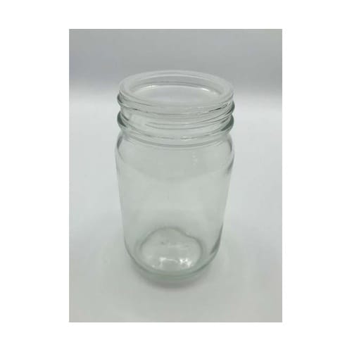 マヨネーズ 透明瓶 中栓 白キャップ付