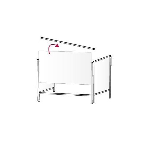 パーテーションスタンド三面450X110