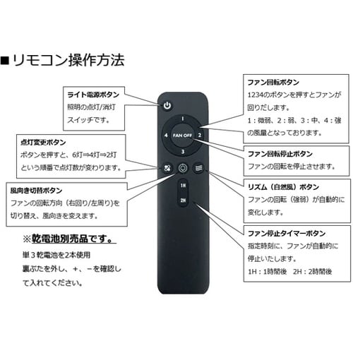 シーリングファン 6灯4枚羽根 ブロンズ