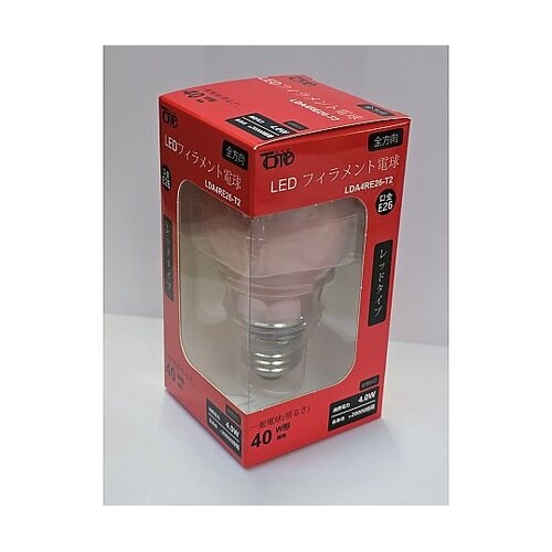 40W相当 フィラメント型LED電球(口