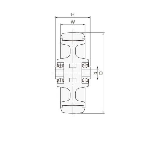 ゴールドキャスター Sシリーズ用 中軽荷