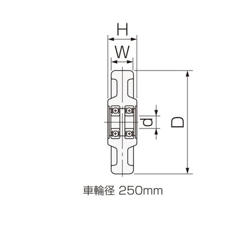 ゴールドキャスター Wシリーズ用 中荷重