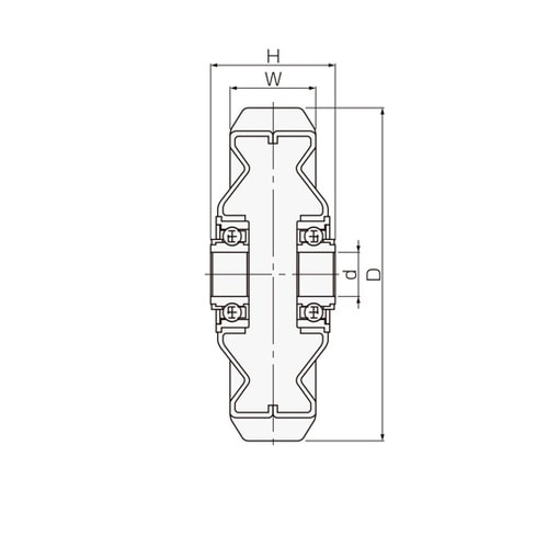 ゴールドキャスター Wシリーズ用 中荷重