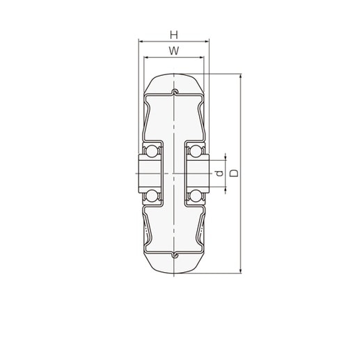ゴールドキャスター Wシリーズ用 中荷重