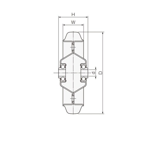 ゴールドキャスター Sシリーズ用 中軽荷