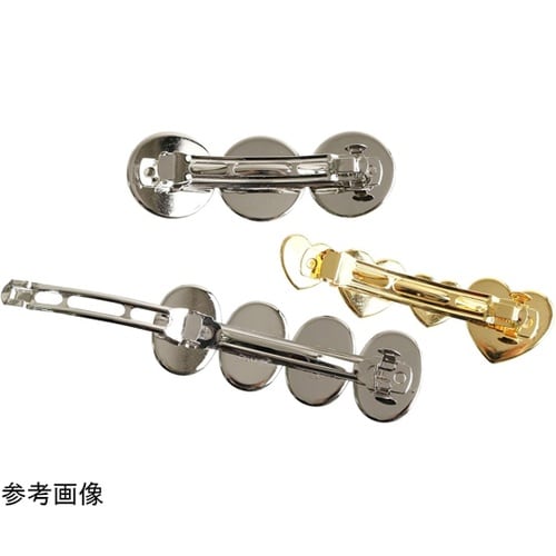 デザインバレッタ 丸 ゴールド 全長約8