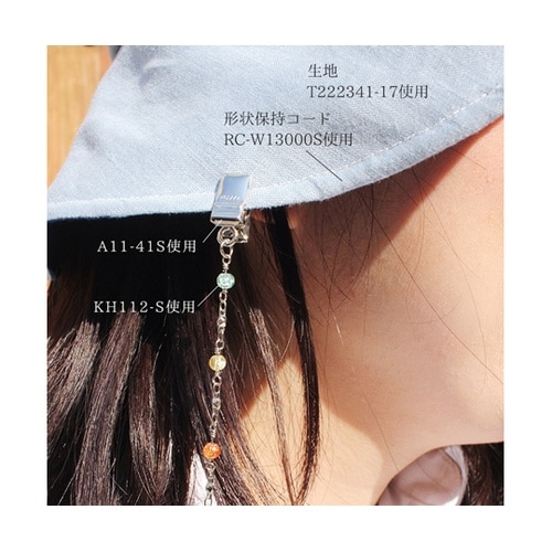 帽子クリップ ゴールド 10個入 A11