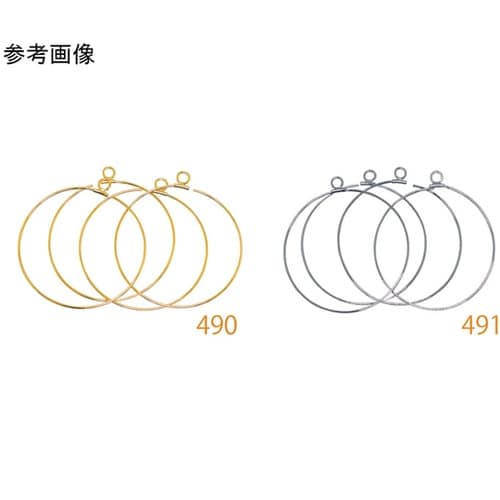 フープパーツ 丸 大 φ40mm シルバ