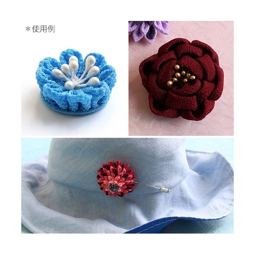 つまみ細工用花芯 ペップ 桃 長さ約4.