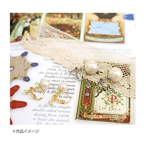 ピン付きイヤリング 5組入 皿5mm ブ