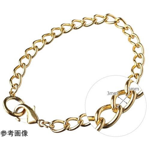 バッグチャーム用チェーン ゴールド 全長