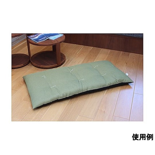 長座布団 直入 シャンブレークロス GN