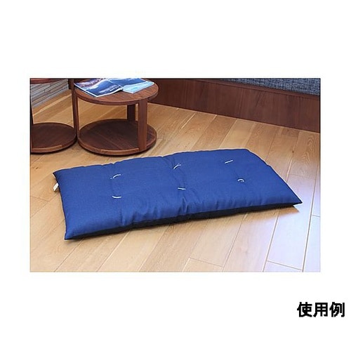 長座布団 直入 シャンブレークロス BL