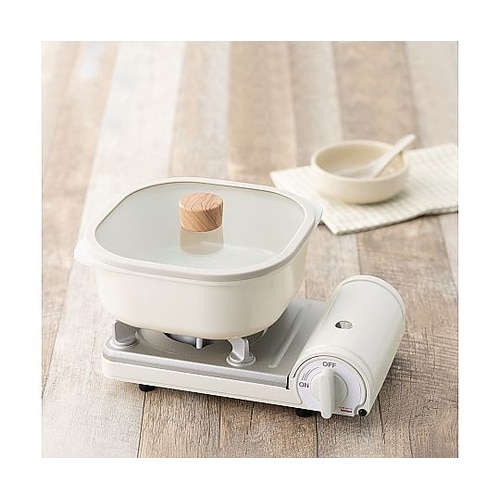 スクエアポット20 ホワイト CB−A−