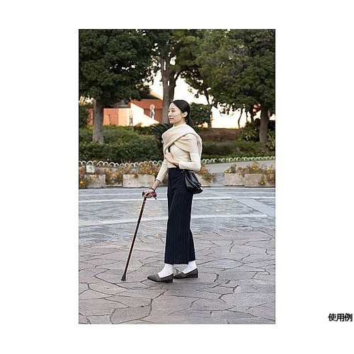 バンブーステッキワイド 折りたたみ杖 ワ