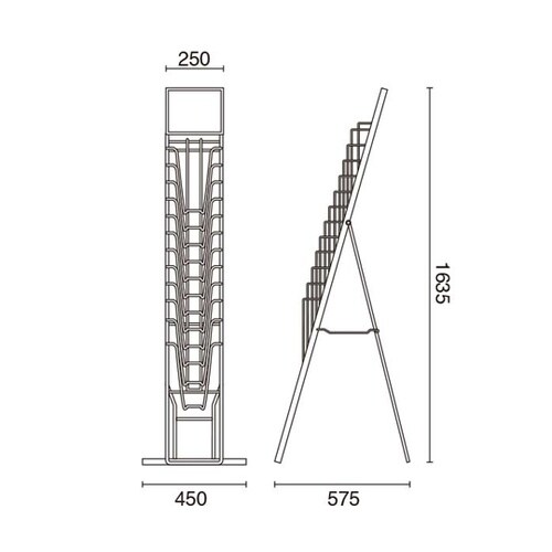カタログスタンドTCS−7 ワイヤーA4