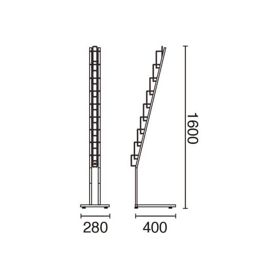カタログスタンド TCS−2 A4三ツ折