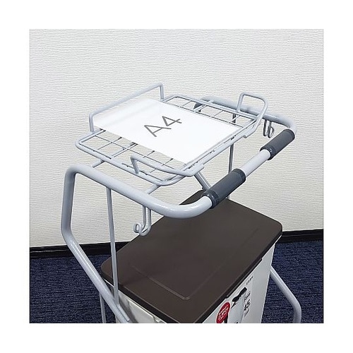 おむつ交換台車 カゴ2個つき マロン Y