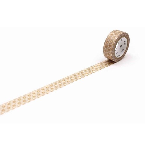 マスキングテープ 15mm×7m 麻の葉