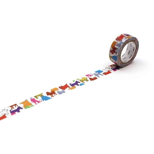 マスキングテープ mt カラフルドッグ