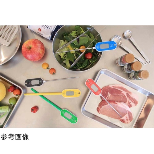 料理用温度計 防水クッキング温度計 グリ
