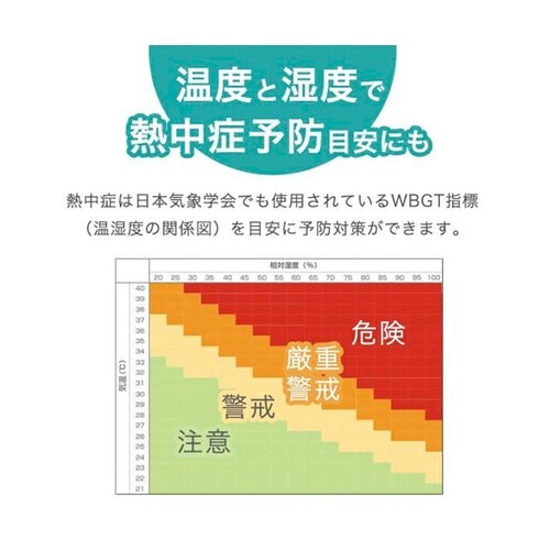 温湿度計 デジタル モスフィ 大画面 磁