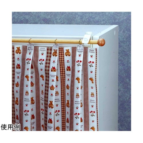 ネジ止めポールホルダー のれん棒受け 2