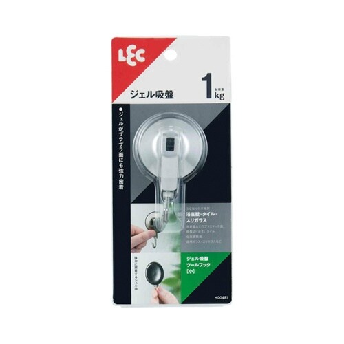 ジェル吸盤 ツールフック 小 耐荷重1k