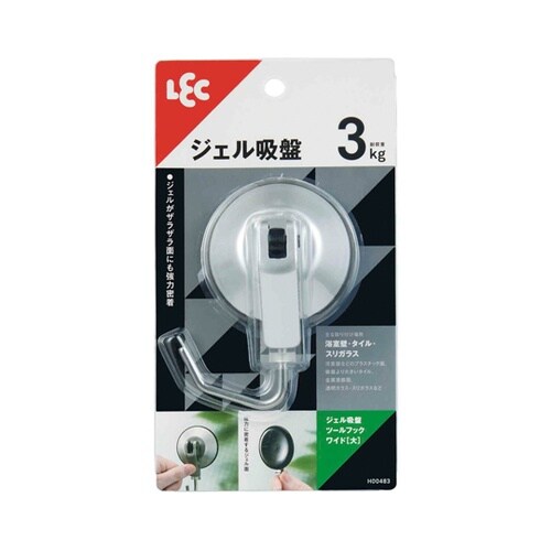 ジェル吸盤 ツールフック 大 耐荷重3k