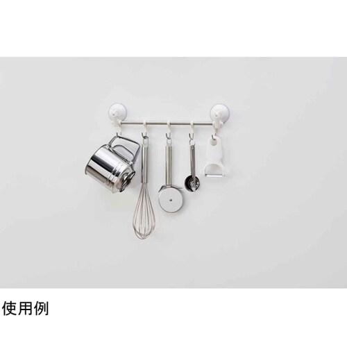 レバー式吸盤5連フック 可動式