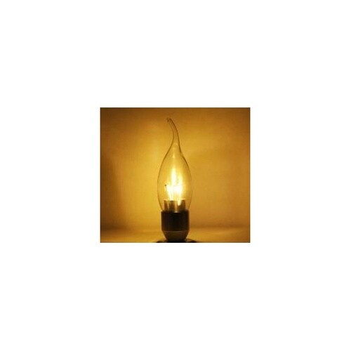 LEDローソク電球 E14 電球色 透明