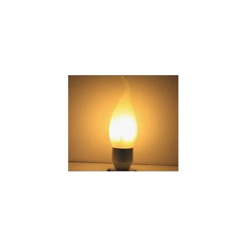 LEDローソク電球 E17 電球色 乳白