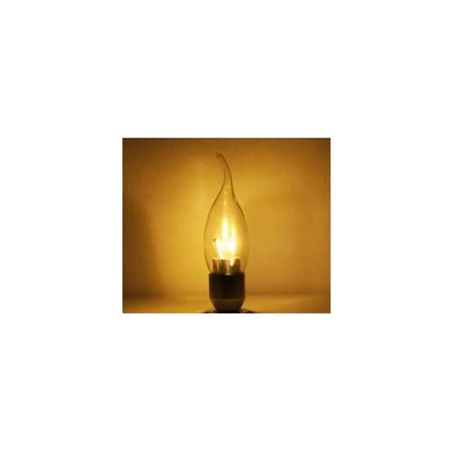 LEDローソク電球 E26 電球色 透明