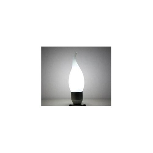 LEDローソク電球 E26 昼白色 乳白