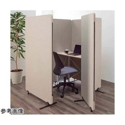 吸音パーティション 3連タイプ ベージュ