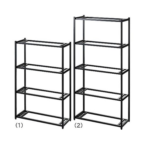 間仕切ラックパーティション本体枠 幅80